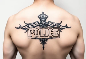 Police tattoo idea