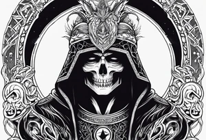 Thanatos, the god of death tattoo idea