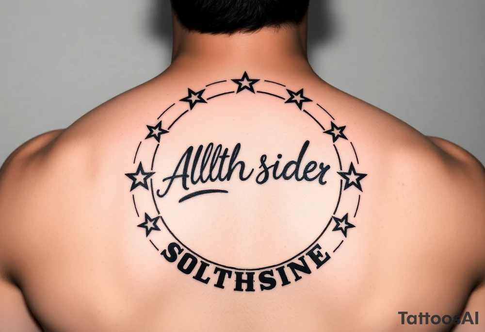 all-star circle, saying inside Southside all-star tattoo idea all-star circle, saying inside Southside all-star tattoo idea