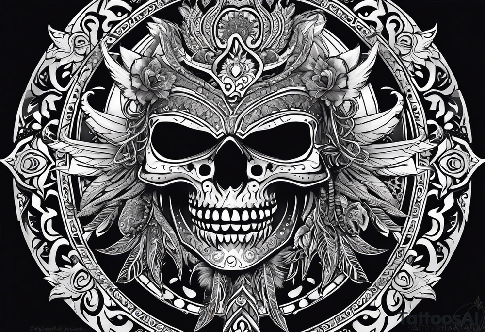 black kali, goddess pirate, alien, pachamama, valkrye, warrior, skull, lotus azul, wing, eagle, zenza resonance, stars, 5D tattoo idea