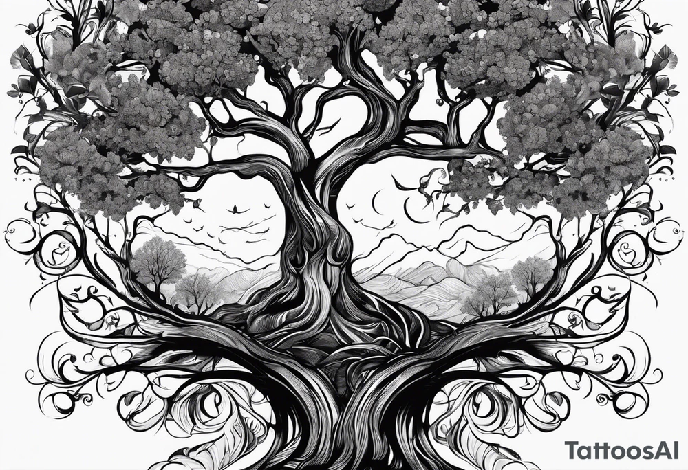 arbre de vie Charly et Gaby tattoo idea