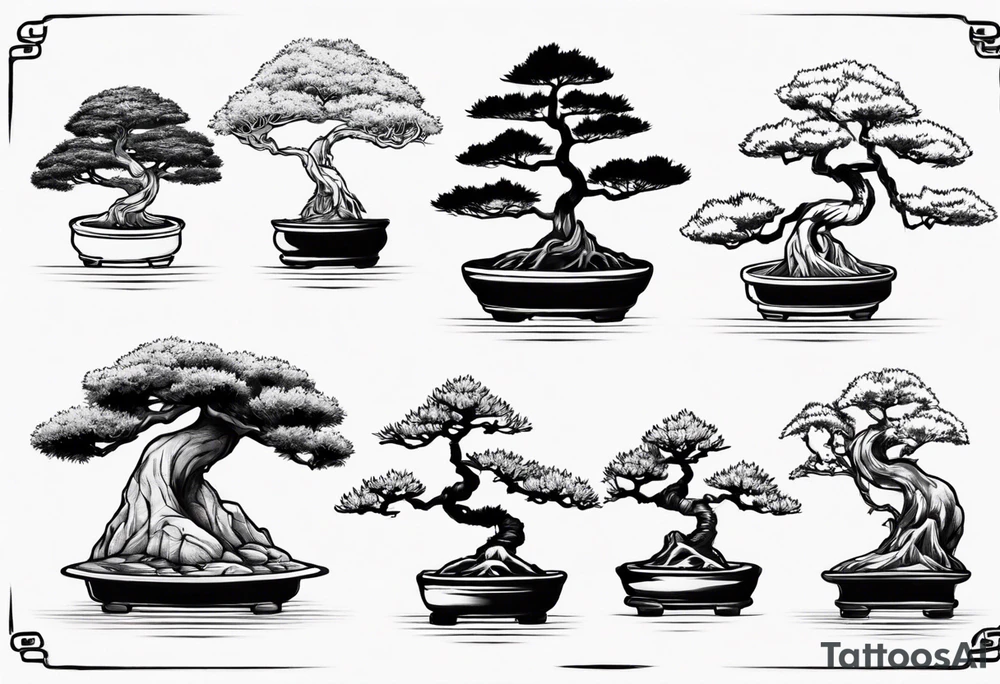 bonsai tree tattoo idea