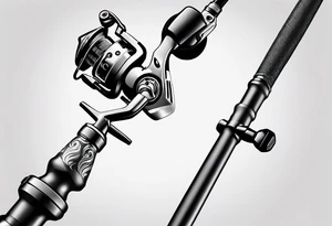 Fishing pole
no fish tattoo idea