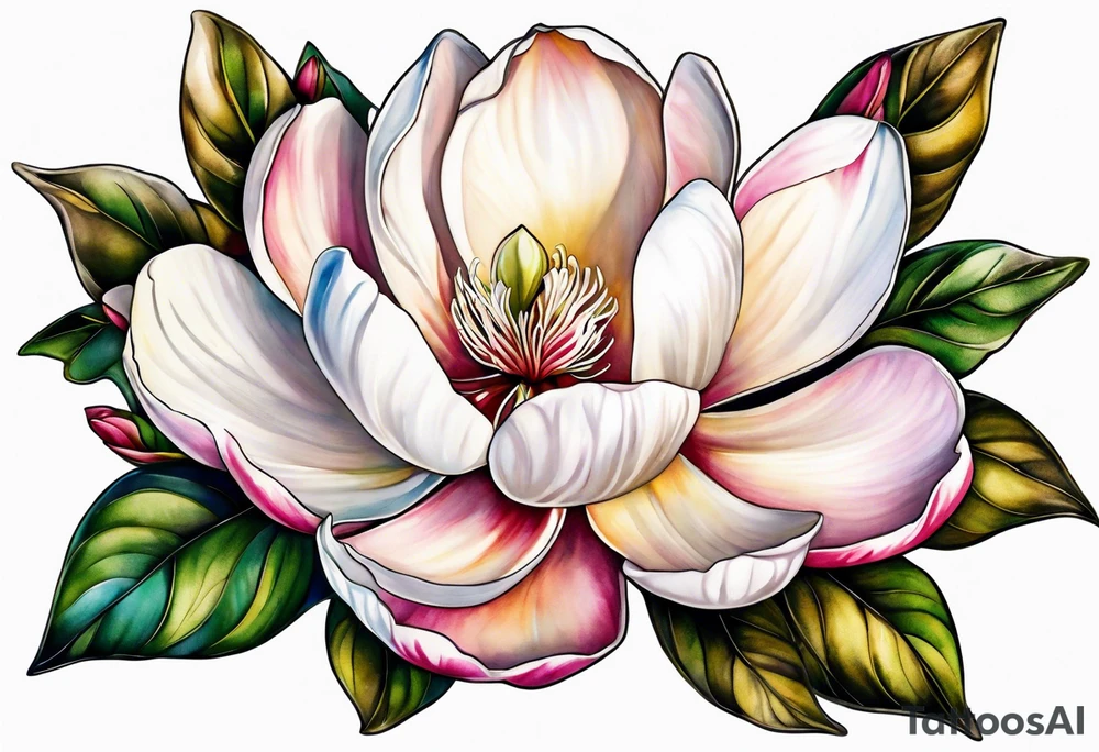 Magnolia tattoo idea