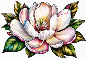 Magnolia tattoo idea