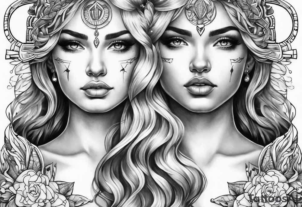 Gemini zodiac tattoo tattoo idea