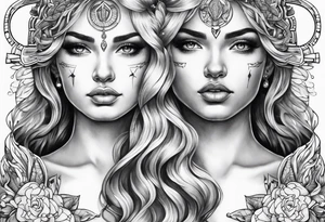 Gemini zodiac tattoo tattoo idea