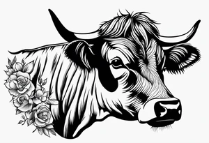 cow tattoo idea