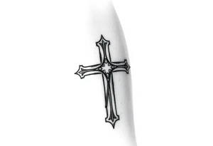 Jesus crosses tattoo idea