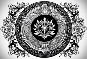shield of god tattoo idea