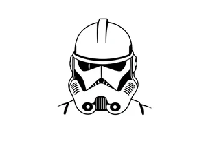 Star Wars clone trooper just a helmet tattoo idea