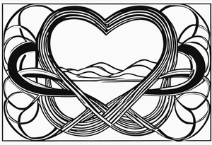 Love, infinity, soul, 2012, tidal wave tattoo idea