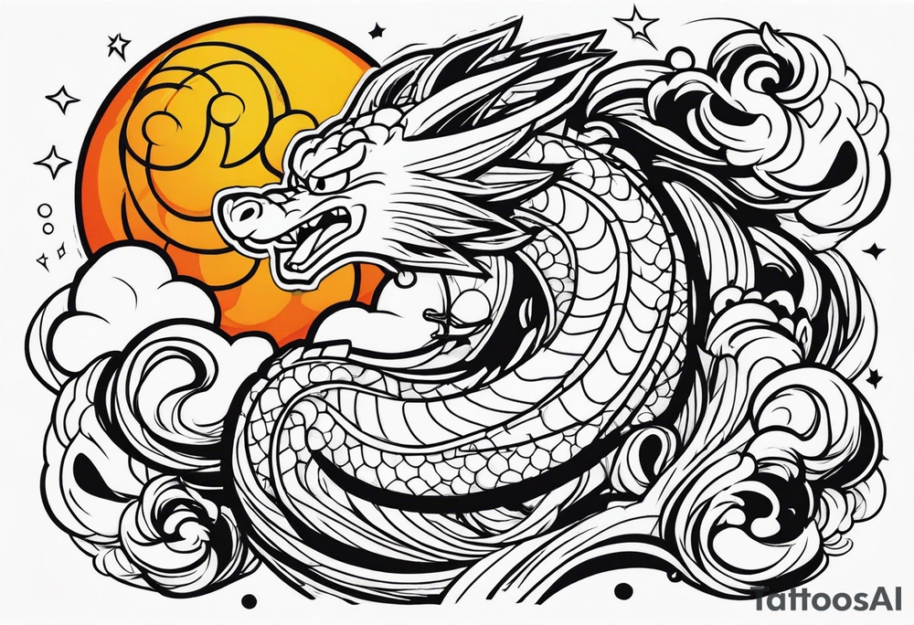 Dragon ball z tattoo idea