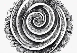 Spiral within a spiral tattoo idea