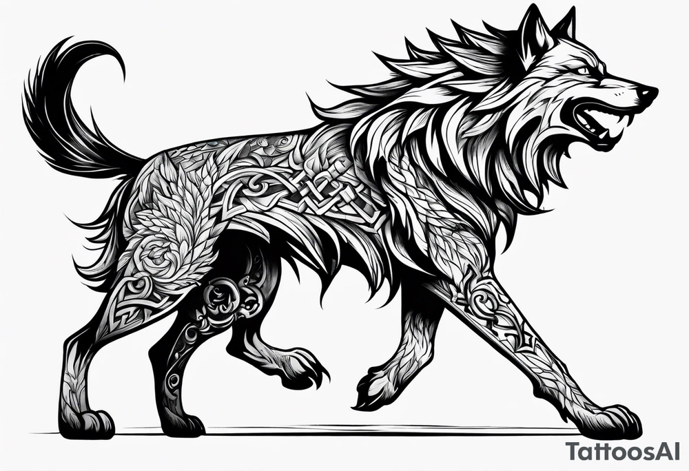Fenrir tattoo idea