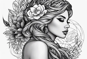 Jeylani Averie with hears tattoo idea