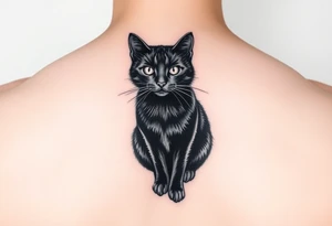 Black Cat tattoo idea