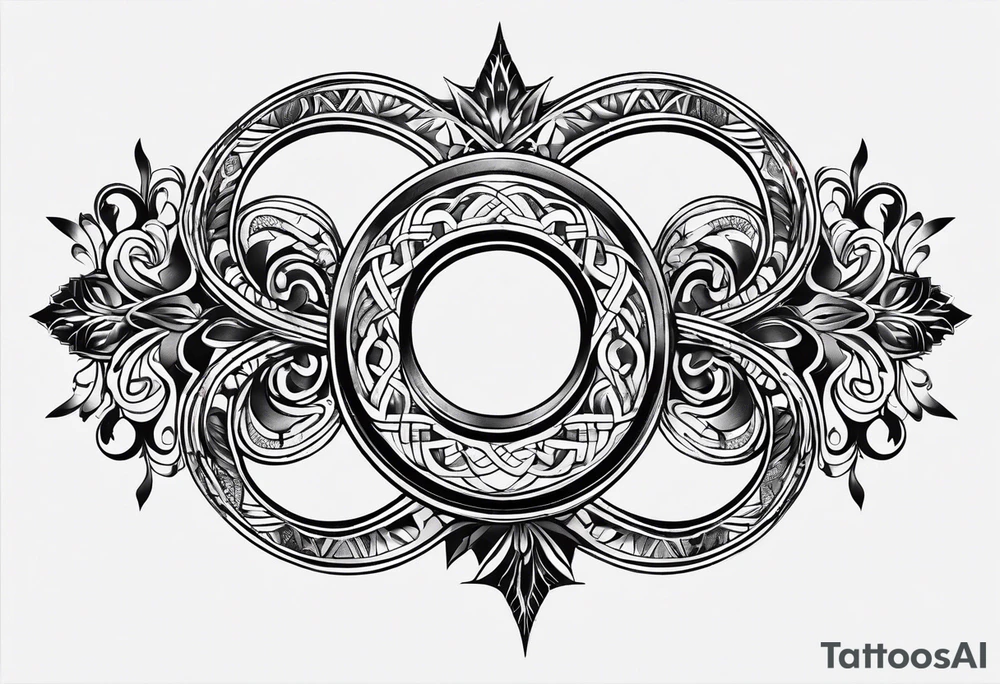 Infinity symbol tattoo idea