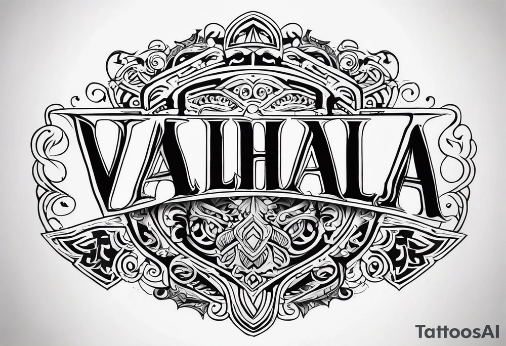 Valhalla tattoo idea