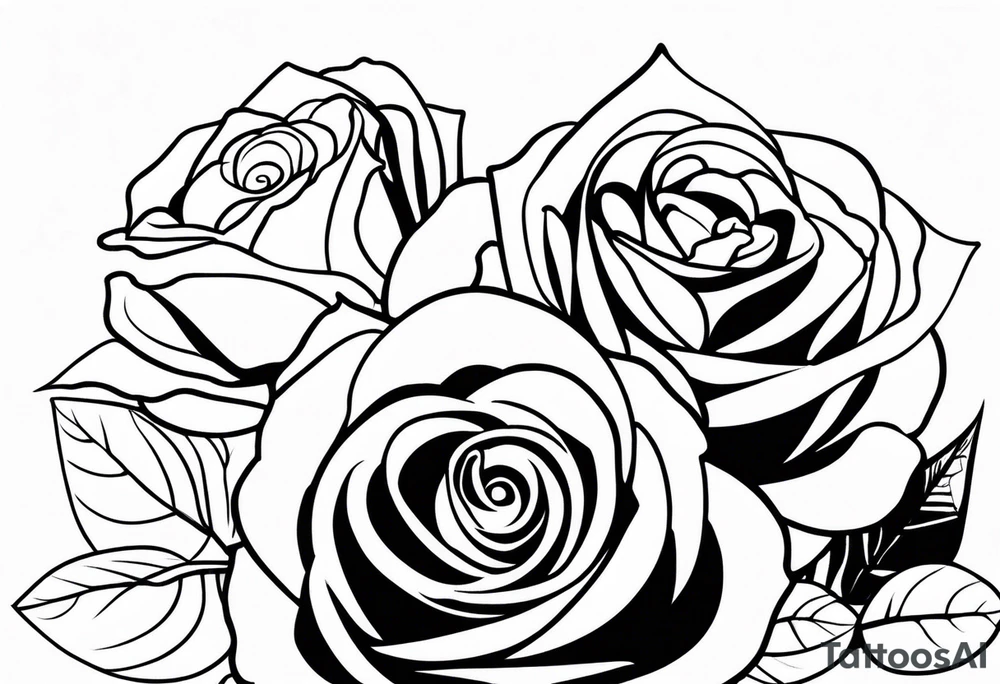 Leuchtturm und Rose schwarz tattoo idea