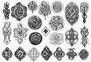 Dara knot tattoo idea