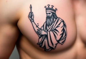 moses recieving the tora tattoo idea