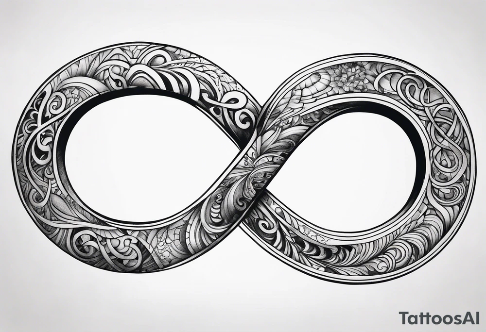 Infinity symbol tattoo idea