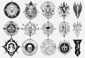 stoic virtues tattoo idea