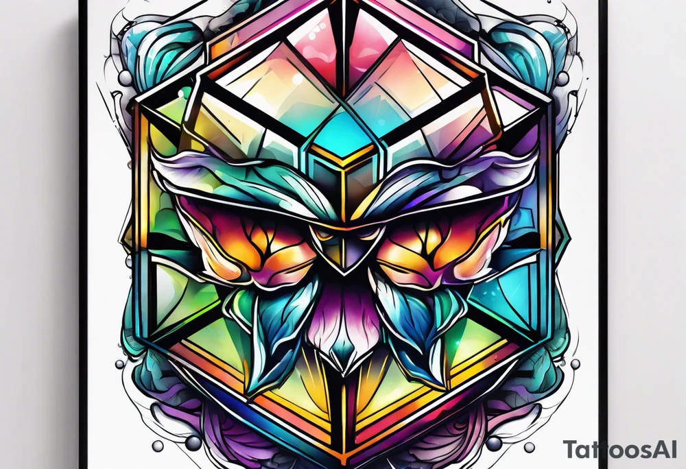 ice cube tattoo idea
