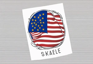 Sakartvelo Flag EUROPE USA merged tattoo idea