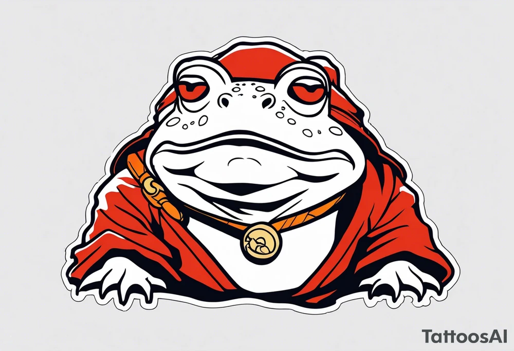 Jiraiya Naruto Gamakichi toad tattoo idea