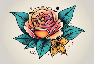 Роза не шее с колючей лозой выходящей на грудь и плечи tattoo idea
