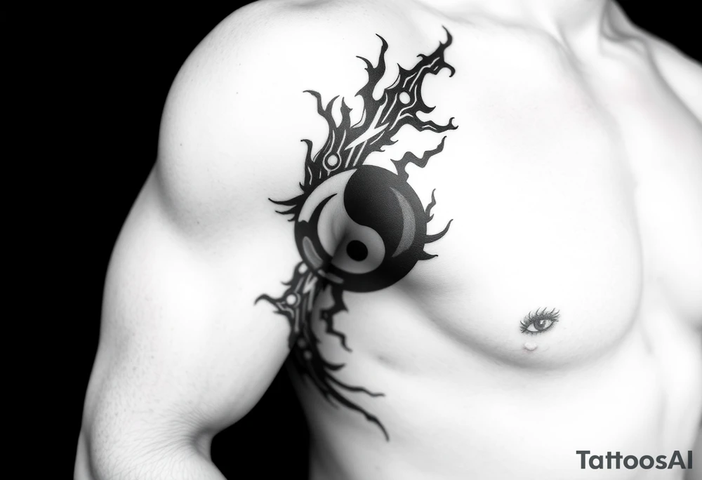 Naruto yin and yang tattoo idea