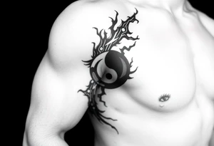 Naruto yin and yang tattoo idea