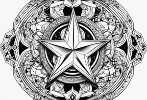 Gemini star constellation tattoo idea