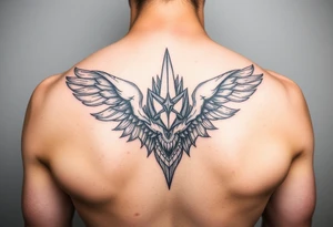 half tattoo tattoo idea