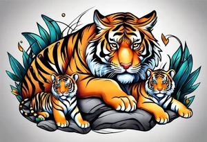 Tiger & Cubs tattoo idea