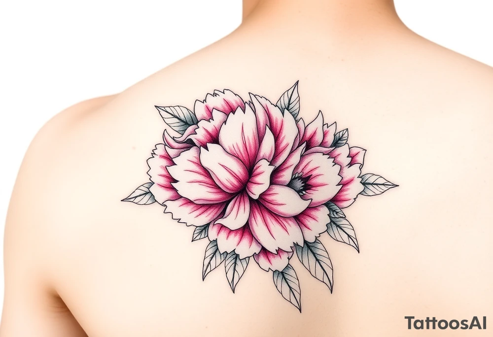 pink peonies arm tattoo tattoo idea