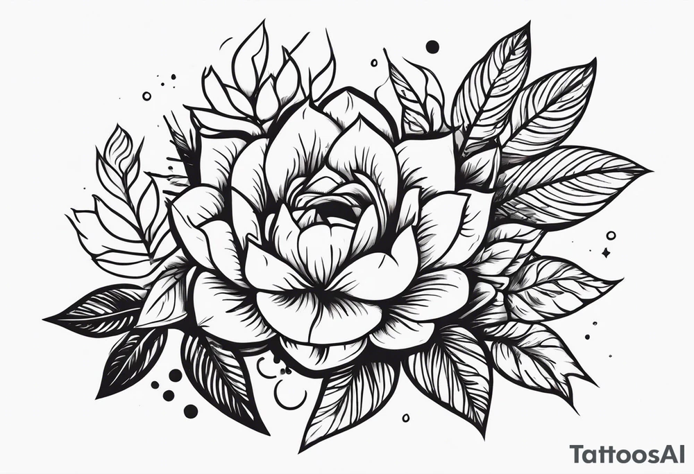 Задиокальный символ льва tattoo idea