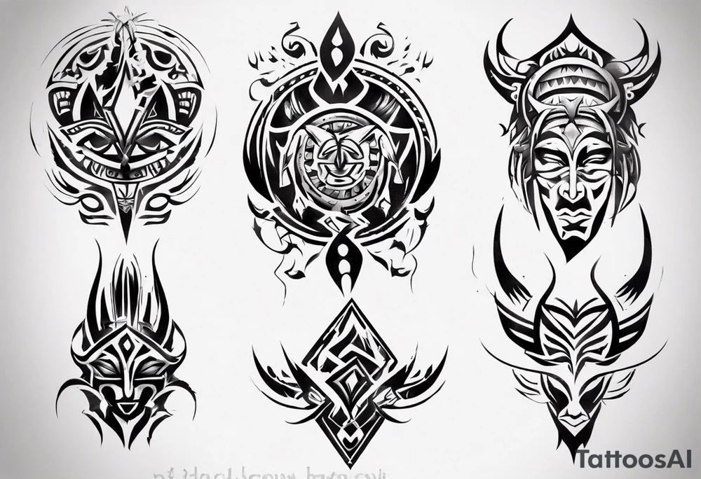 tribal tattoo idea