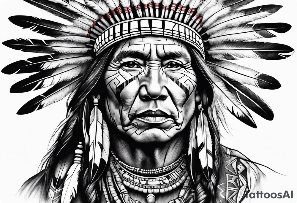 Native American tattoo idea