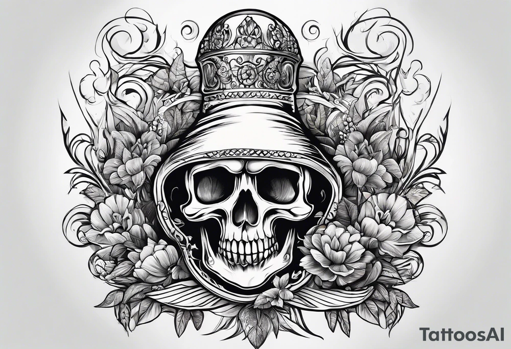 A cuia for drinking chimarrão tattoo idea