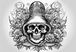 A cuia for drinking chimarrão tattoo idea