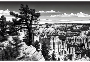Bryce canyon national park, forearm tattoo idea