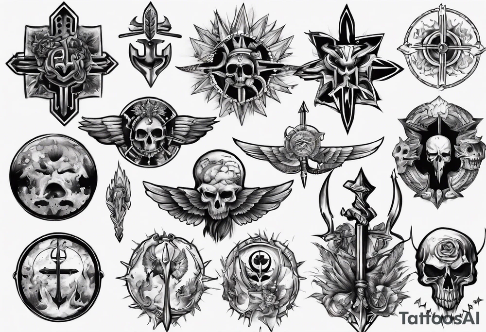 Ukrainian War Symbol tattoo idea