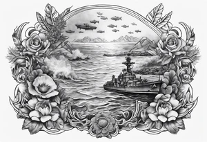 Ww2 memorial reef tattoo idea