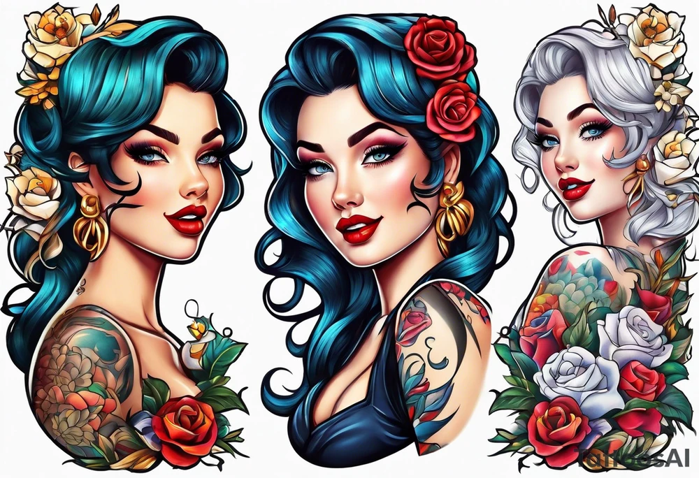 Pinup tattoo idea