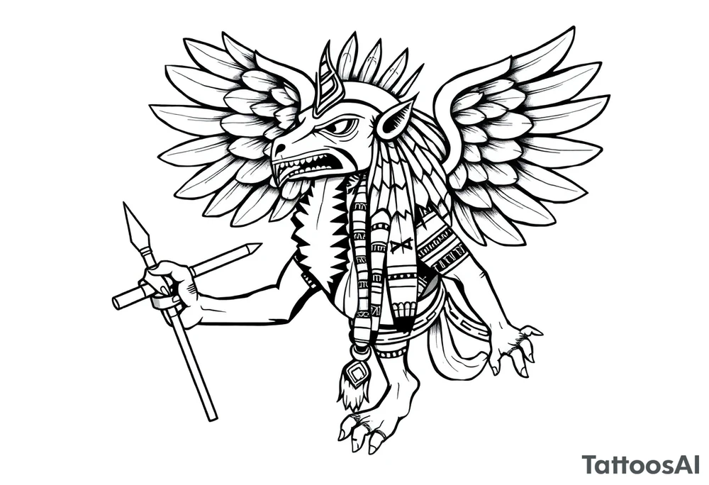 Enlil anunnaki god tattoo idea