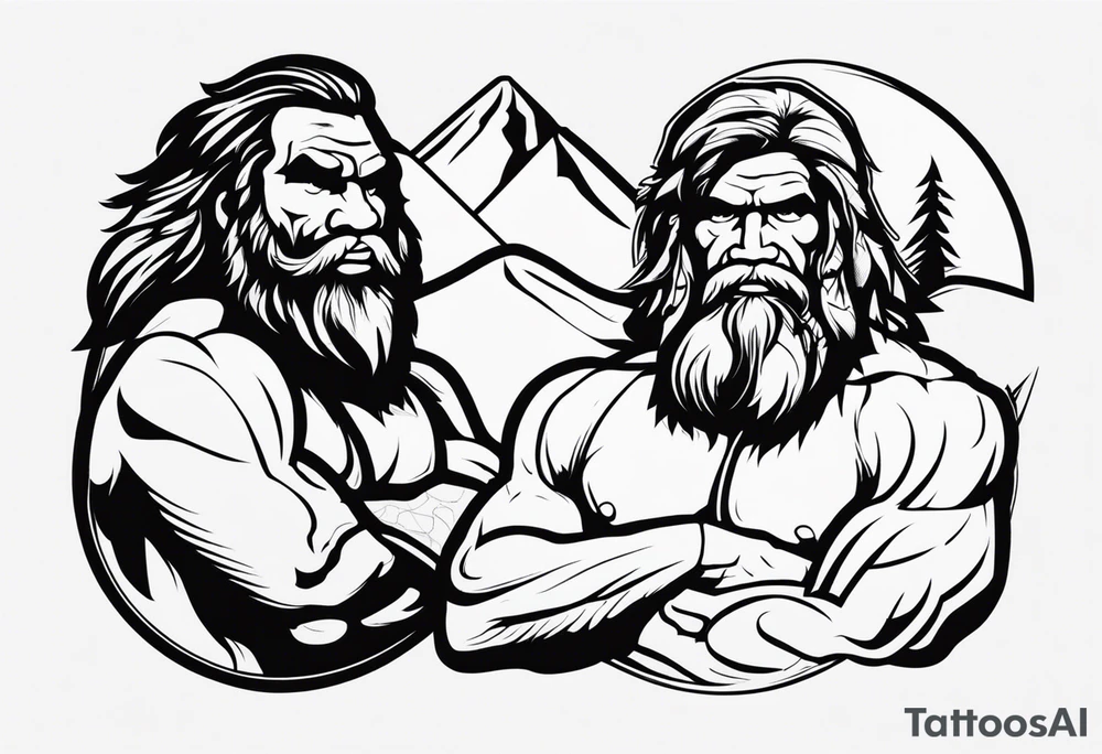 caveman established 2010 tattoo idea