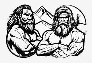 caveman established 2010 tattoo idea